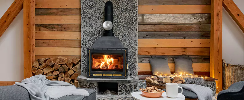 Thelin Hearth Products Direct Vent Gas Stove Fireplace Inspection in Thibodaux, Louisiana